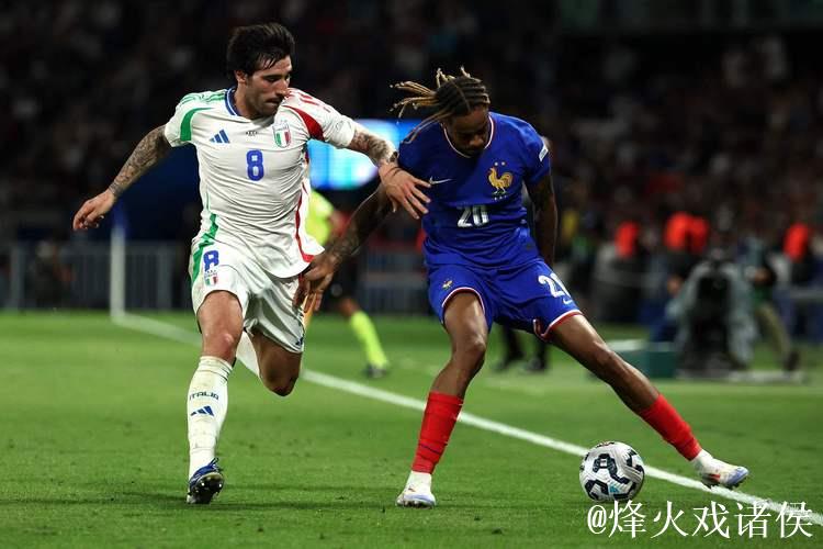 欧国联-巴尔科拉闪电破门迪马尔科立功 意大利3-1力克法国