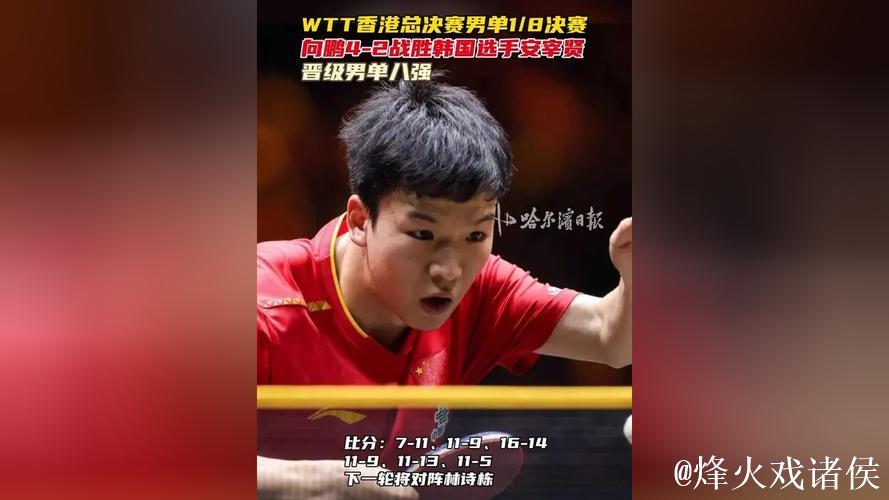 WTT总决赛 向鹏以4-2击败安宰贤挺进男单八强 WTT总决赛 向鹏以4-2击败安宰贤挺进男单八强